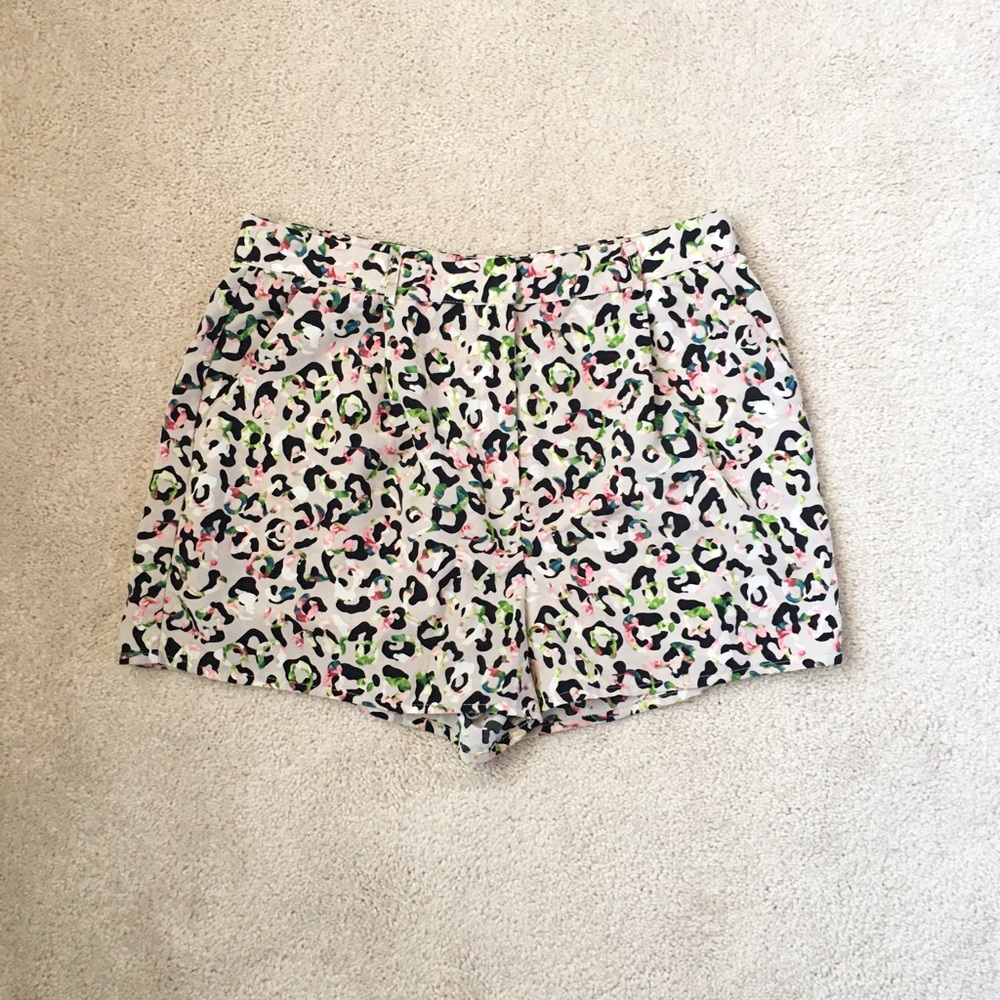 Top shop printed shorts
